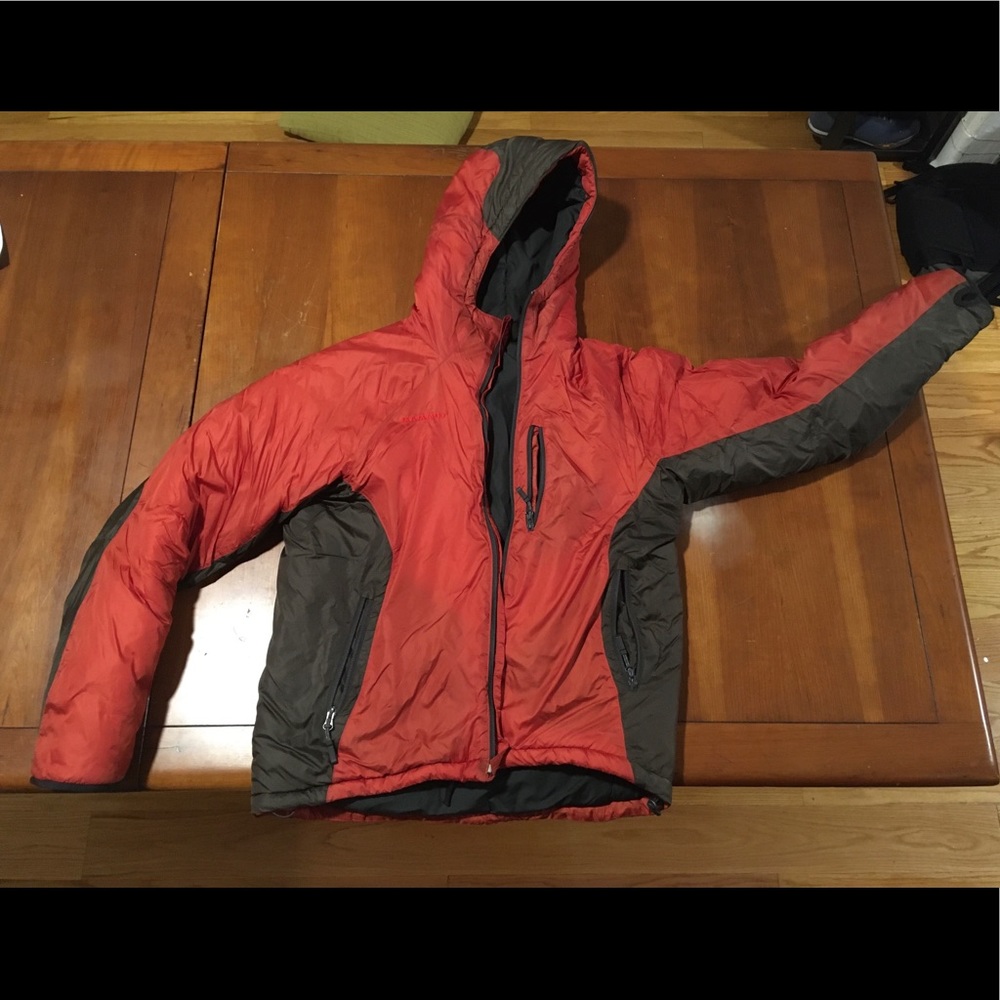 Mammut men’s small hooded synthetic jacket